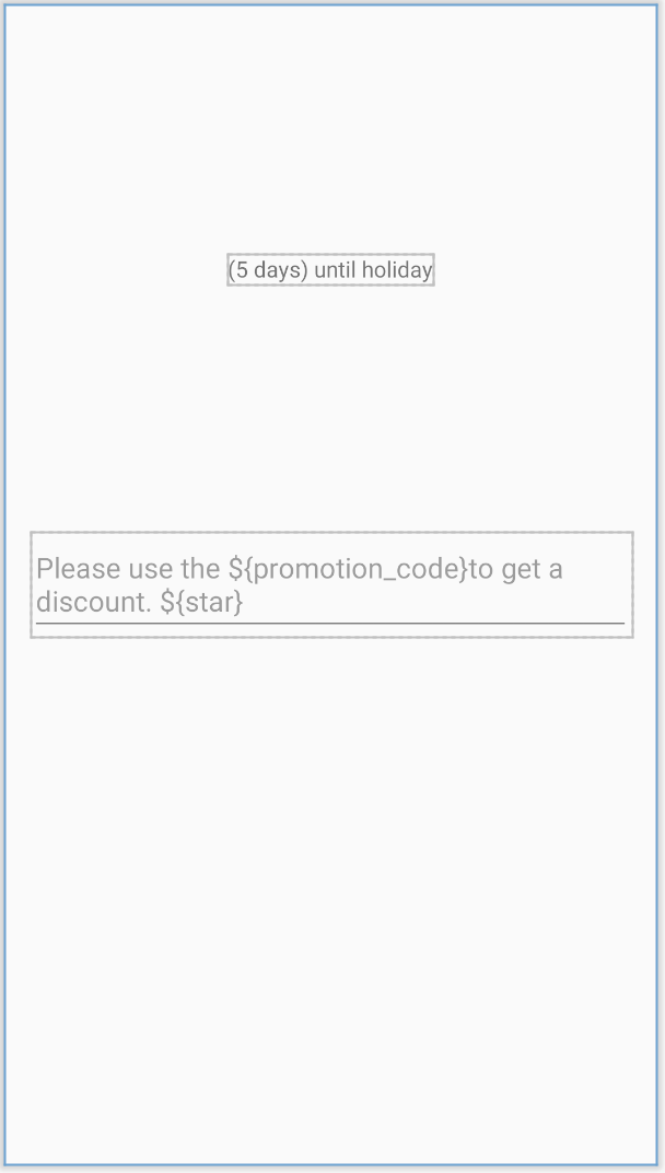 Layout editor view