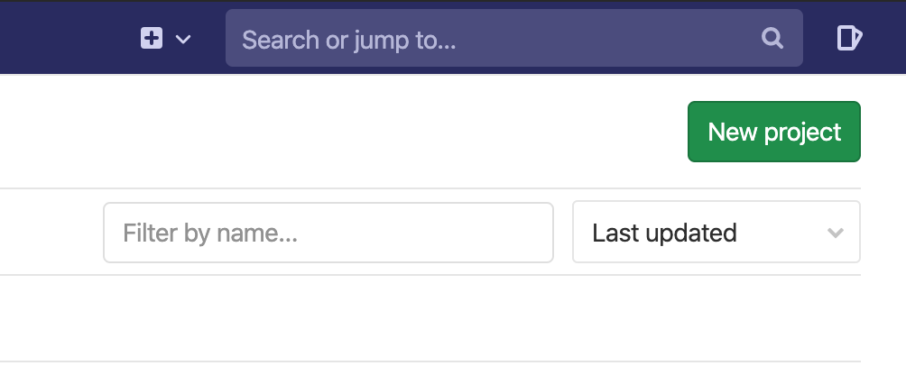 GitLab a new project