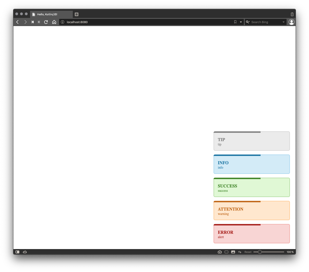 Kotlin js npm